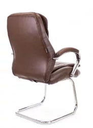 Кресло для посетителей Everprof Valencia CF Экокожа Коричневый
