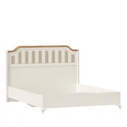 Кровать 1600*2000 Вилладжио ЛД 680.010.000 Алебастр/Дуб золотой