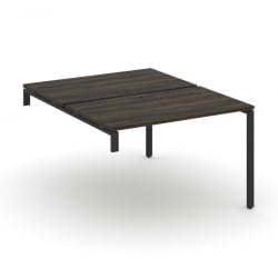 Двойной стол-надставка на опорную тумбу CОНCЕПТ CН.ДСН-002 Дуб Мали Черный / CONCEPT CN.DSN-002