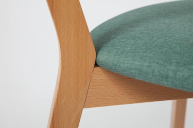 Стул MAXI (Макси) / 1 шт. в упаковке каркас бук, сиденье ткань, натуральный ( бук )