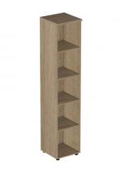 Шкаф для документов узкий Р.П-1 Ясень темный