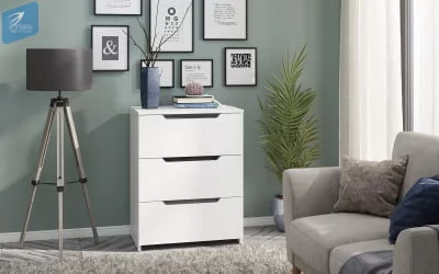 Комод в спальню КМ-001 Лайт Белый