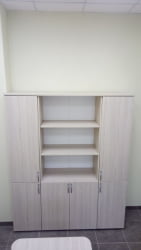 Шкаф высокий закрытый Glassy 6.19.13Пр Туя