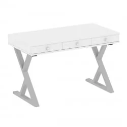 Стол письменный HOME OFFICE VR.SP-1-118.M Белый Бриллиант/Серый металл