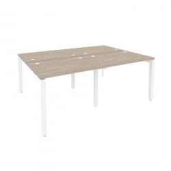 Рабочая станция на П-образном м/к ONIX O.MP-D.RS-4.1.7 Дуб Аттик/Белый