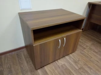 Тумба под оргтехнику Альфа 62.45 орех Пегас