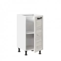 Тумба кухонная 400 Винченца ЛД 234.020.000.002 Белый Дуб Крафт белый