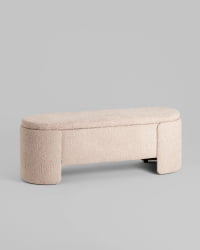 Банкетка Такс с местом для хранения букле капучино / Taks