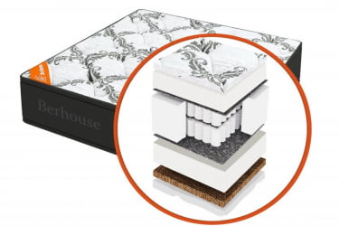 Матрас MEGA MULT ЗИМА ЛЕТО MultiPocket Gray Night (Berhouse) Размер: 1800х2000 мм 