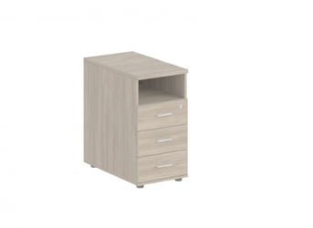 Тумба приставная с 3 ящиками и нишей Sigma SG.511.OD.OD Дуб темный