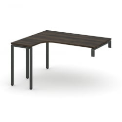 Стол-надставка на опорную тумбу (левый) CONCEPT CN.OSAN-004(L) Дуб Мали Антрацит