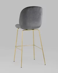 Стул барный Беетле голд Серый / Beetle gold