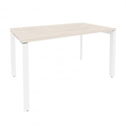 Стол рабочий на П-образном м/к ОНИКС О.МП-СП-3.8 Денвер Светлый/Белый / ONIX O.MP-SP-3.8