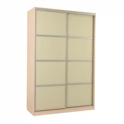 Шкаф-купе Гранд 2-600 Дуб млечный / Крем