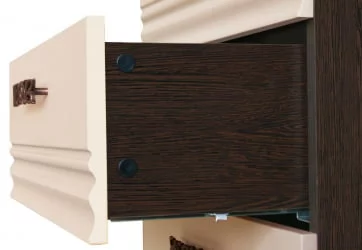 Комплект мебели для спальни Катрин №05 Дуб венге Белый песок Санчо крем Браун вуд