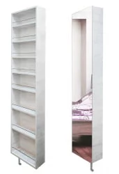 Поворотный шкаф Драйв Шелф (правый) Беленый дуб