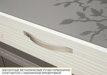 Шкаф-витрина малый (лев/прав) Графит 604.07