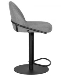 Стул барный ДОБРИН ОЛИВЕР (серая ткань (ФЛЙ1347-17)) 2 шт / DOBRIN OLIVER (FLY1347-17))