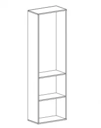 Шкаф для посуды в гостиную Кёльн 1960