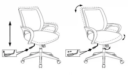 Кресло офисное Бюрократ CH-695N/BLACK