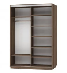 Шкаф-купе двухдверный Экспресс Дуо 1600х2400х Париж/Ясень шимо тёмный / 1600х2400h