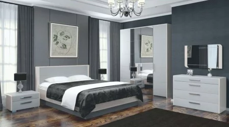 Кровать Вива 160х200 с подъемным механизмом Фарго Мокко глянец