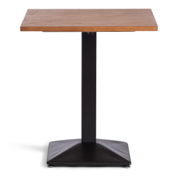 Стол RAGNAROK дерево вяз/железная опора, 70х70х76 см, груша №3/черная опора