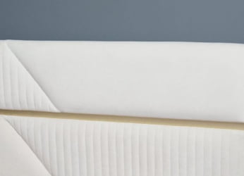 Кровать с подъемным механизмом Монако 903.36 Белый шпон/Даллас Айвори