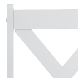 Стул CROSSMAN NEW, Многослойный березовый шпон, 41х40х100 см, white/велюр бежевый