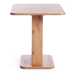 Обеденный стол SMART ЛДСП, 105-140х68,6х75 см, Дуб вотан/Белый