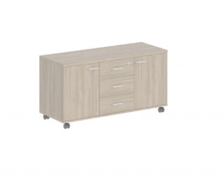 Тумба сервисная с 3-мя ящиками Sigma SG.621.OD.OD Дуб темный