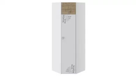 Детский шкаф для одежды Оксфорд ТД-139.07.23 Ривьера Белый с рисунком