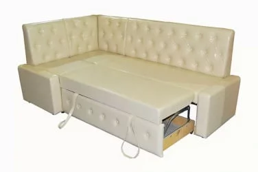 Диван угловой раскладной Зефир Комбинация 1 Остин Крем