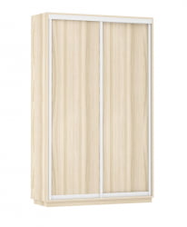 Шкаф-купе двухдверный Экспресс Дуо Элемент 1200х2400h Ясень шимо светлый