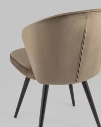 Стул Танго велюр Коричневый