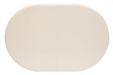 Стол раскладной Eva (EV-T4EX) дерево гевея/мдф, 120+39х80х75см, ivory white (слоновая кость 2-5)