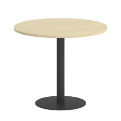 Стол журнальный круглый HOME OFFICE VR.SP-5-90.1 Клен/Антрацит металл