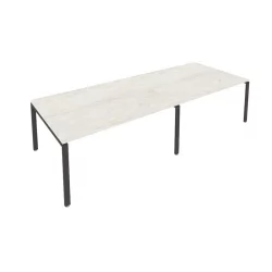 Переговорный стол (2 столешницы) Metal System Б.ПРГ-2.4 Наварра/Антрацит