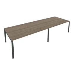 Переговорный стол (2 столешницы) Metal System Б.ПРГ-2.5 Вяз/Антрацит
