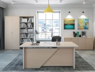 Большой письменный стол ZOM27510202 Дуб шамони светлый