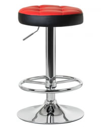 Табурет барный ДОБРИН БРУНО (красно-черный) 2 шт / DOBRIN BRUNO