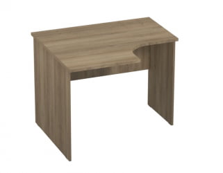 Стол компьютерный угловой Р.РС-10 (левый) Ясень светлый