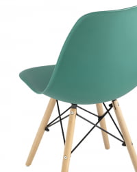 Стул Еамес Стйле ДСВ серо-зеленый (разборный каркас) / Eames Style DSW