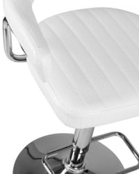 Стул барный ДОБРИН CХАРЛЙ (белый крокодил) 2 шт / DOBRIN CHARLY