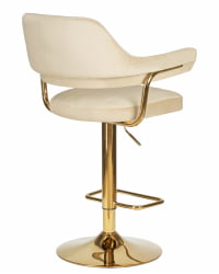 Стул барный DOBRIN CHARLY GOLD (бежевый велюр (MJ9-10))
