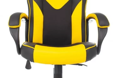 Геймерское кресло Zombie GAME 17 Черный-желтый
