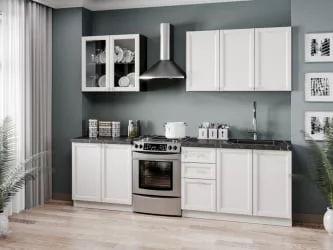 Тумба кухонная 400 Джулия ЛД 284.020.000.045 Черный Белый