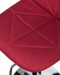 Стул барный ДОБРИН ДИНА (бордовый) 2 шт / DOBRIN DINA