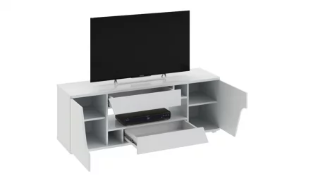 ТВ тумба тип 5 Diamond Белый глянец