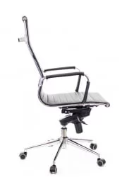 Кресло руководителя Еверпроф Рио М экокожа Черный / Everprof Rio